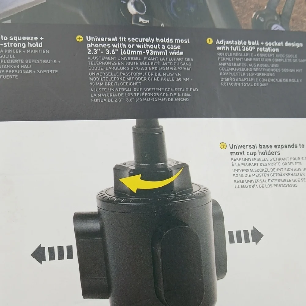 Nite Ize Adjustable Phone Mount With Bendable Arm